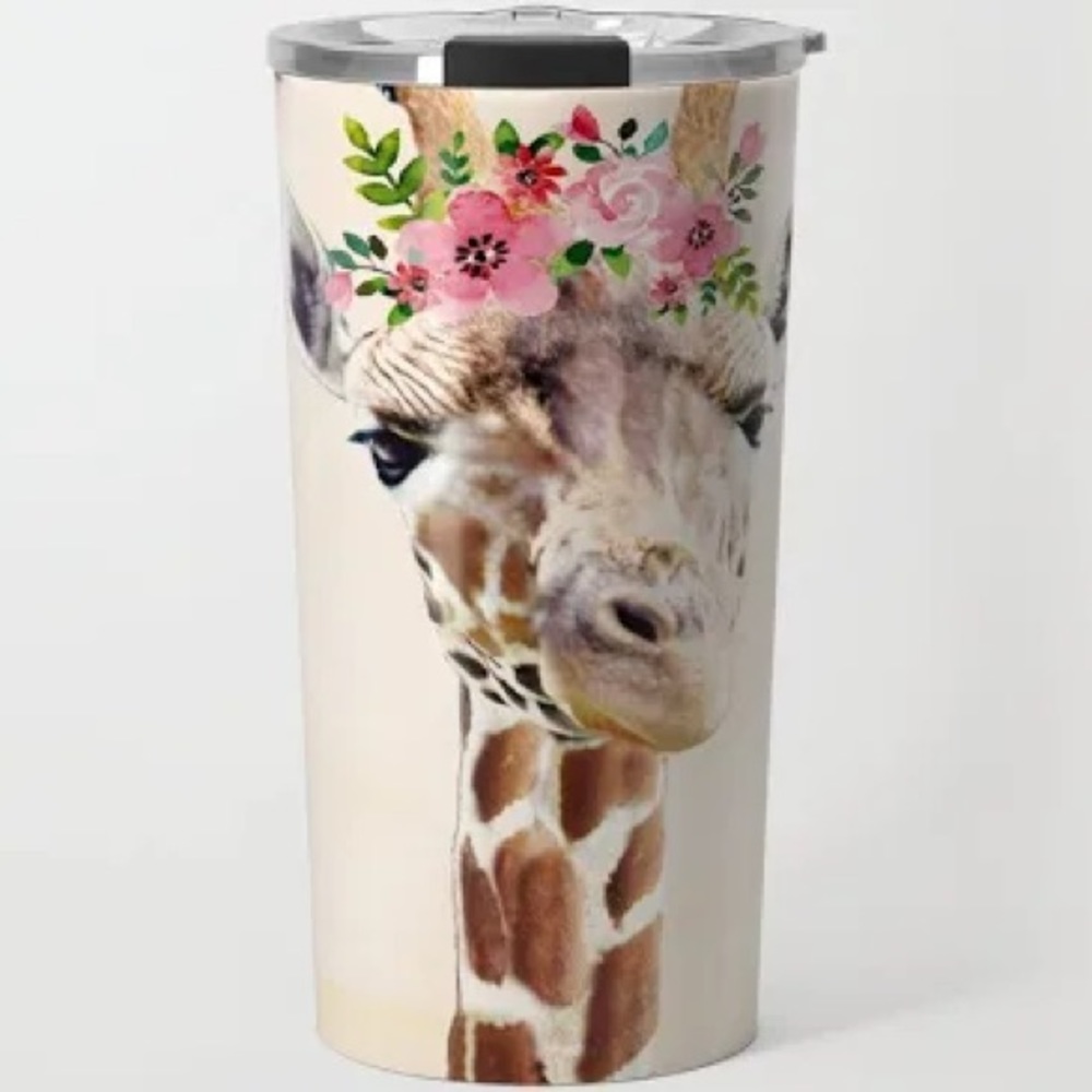 20oz giraffe travel mug